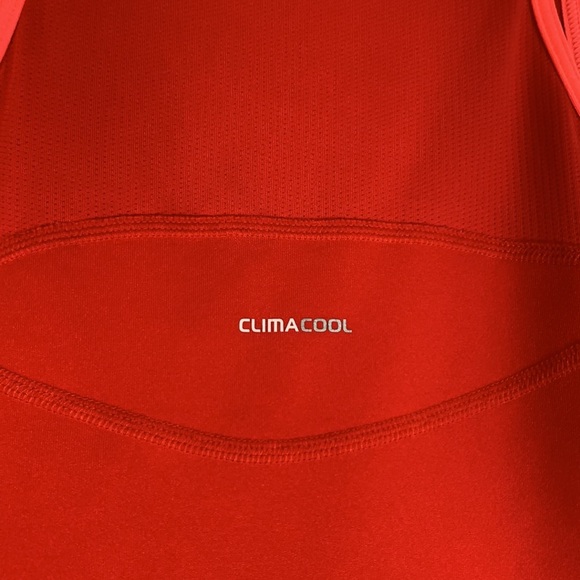 Adidas Red & Neon Pink Athletic Tank Top - Picture 5 of 7